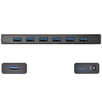 j5create 7-poorts USB 3.0 Data Hub met 1m verlengkabel [20W voeding meegeleverd] voor Mac, MacBook, Windows, Laptop, Surface, XPS, PC (JUH377) - thumbnail