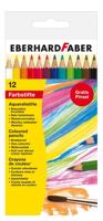 Eberhard Faber ef-516012 aquarelpotlood kartonetui à 12 stuks met penseel - thumbnail