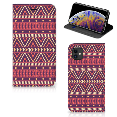 Apple iPhone 11 | Hoesje met Magneet | Aztec Paars