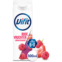 Vifit drinkyoghurt rode vrucht 500 ml bij Jumbo - thumbnail