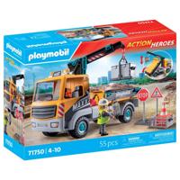 Playmobil 71750 Vrachtwagen Met Kraan - thumbnail