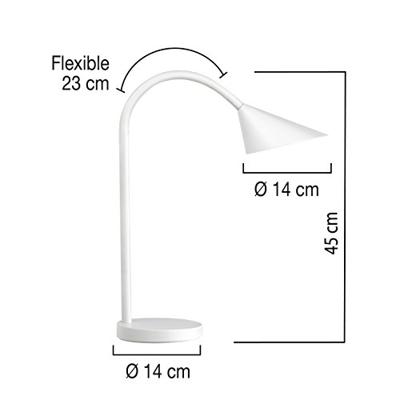 Unilux bureaulamp Sol, LED, wit Unilux bureaulamp Sol, LED, wit