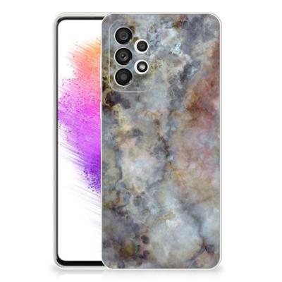 Samsung Galaxy A73 5G | TPU | Siliconen hoesje | Marmer Grijs
