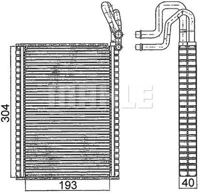 Verdamper, airconditioning AE116000S