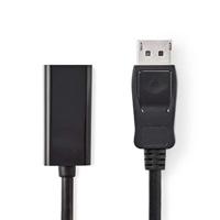 DisplayPort - HDMI-kabel | DisplayPort male - HDMI-uitgang | 0,2 m | Zwart - thumbnail