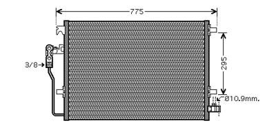 Airco Condensor 58005277 Airco Condensor 58005277
