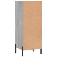 Dressoir 34,5x32,5x90 cm bewerkt hout grijs sonoma eikenkleurig - thumbnail