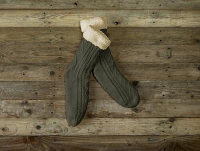 De Witte Lietaer De Witte Lietaer Yamuna Home Socks 35-40 khaki