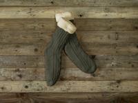 De Witte Lietaer De Witte Lietaer Yamuna Home Socks 35-40 khaki - thumbnail