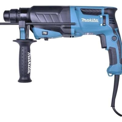 Makita HR2630J Combihamer SDS-Plus 2,4J + stofafzuigset 800W in Mbox - thumbnail