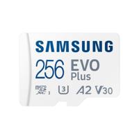 Samsung EVO Plus microSD-kaart Retail 256 GB UHS-I, v30 Video Speed Class, A2 Application Performance Class Incl. SD-adapter - thumbnail