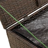 Tuinbox 291 L poly rattan bruin - thumbnail