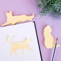 Huisdier sticky notes (set van 3) - kat - thumbnail