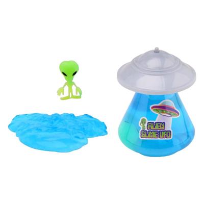Johntoy Ufo slijm met licht en glow in the dark alien