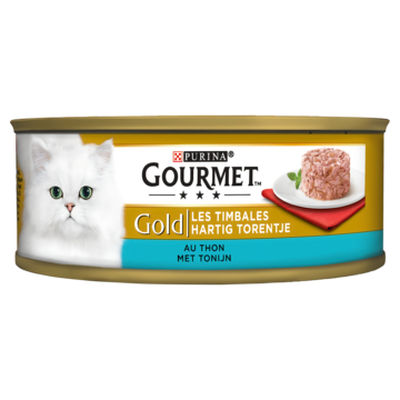Gourmet Gold Hartig Torentje met tonijn natvoer kat (24x85 g) 2 trays (48 x 85 g) Gourmet Gold Hartig Torentje met tonijn natvoer kat (24x85 g) 2 trays (48 x 85 g)