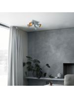 Light depot - LED opbouwspot Fama 4L Ø 23 cm - grijs betonlook - Outlet - thumbnail