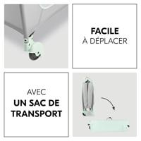 Reiswieg - HAUCK - SLEEP N PLAY GO PLUS - 60 x 120 cm - Vanaf de geboorte - Opvouwbaar - Wielen - Dusty Mint - thumbnail