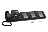 Snom D3 uitbreidingsmodule voor D3xx telefoons, hoge resolutie display met achtergrondverlichting, 18 programmeerbare zelf-labeling en LED-knoppen, plug and play, USB, Zwart, 00004327 - thumbnail