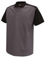 DASSY polo shirt cesar katoen grijs/zwart xl - thumbnail