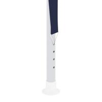 Partytent met zijwanden professioneel 90 g/m 4x6 m blauw - thumbnail