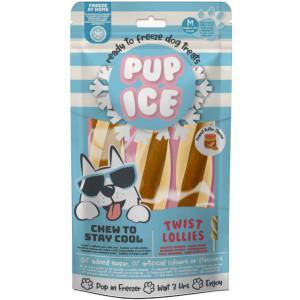 Pup Ice Twist Lollies M met pindakaas hondenijsjes Per verpakking (3 stuks)