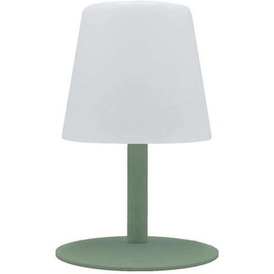 Lampada da tavolo senza fili - LUMISKY - STANDY MINI Oliva - H25 cm - Base in acciaio verde oliva - Bianco caldo e LED bianco Lampada da tavolo senza fili - LUMISKY - STANDY MINI Oliva - H25 cm - Base in acciaio verde oliva - Bianco caldo e LED bianco
