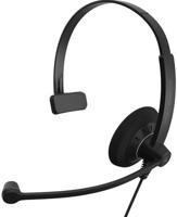 EPOS IMPACT SC 30 On Ear headset Telefoon Kabel Mono Zwart Headset - thumbnail