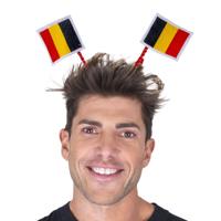 Diadeem Belgische Vlaggetjes - thumbnail