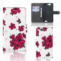 Huawei Ascend G7 Hoesje Blossom Red - thumbnail