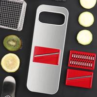 C321 Multifunctionele huishoudelijke keuken RVS groenten Cutter aardappel Rasp (zilver) - thumbnail