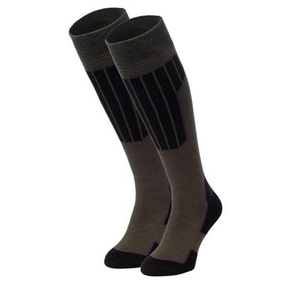 Skisok Essential 2-Pack | Donkergroen | 43/46 Skisok Essential 2-Pack | Donkergroen | 43/46