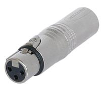 Neutrik NA3FMX adapter XLR male - XLR female - thumbnail