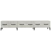 Tv-meubel 150x34,5x30 cm bewerkt hout betongrijs - thumbnail