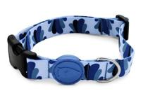 Morso halsband hond gerecycled splash blauw - thumbnail