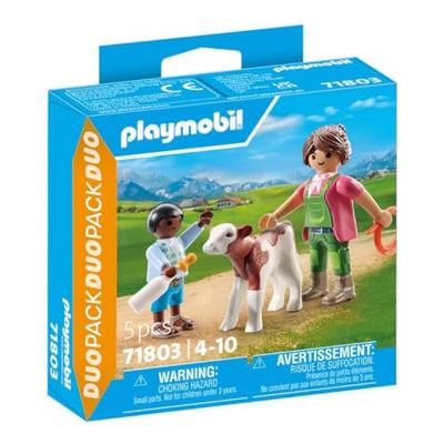 Playmobil® Duopack 71803 boer met kalf