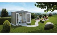 Biohort Europa 6 metalen tuinhuis 244x300x203 cm- Zadeldak- Metaal- Biohort - thumbnail