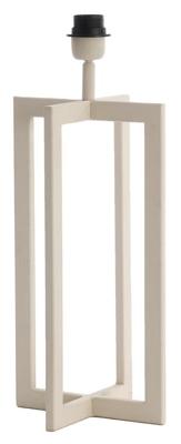 Light & Living Tafellamp 'Mace' 46cm, kleur Crème (excl. kap)