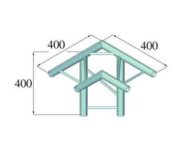 ALUTRUSS DECOLOCK DQ2-PAL31H 3-way Corner 90Â°