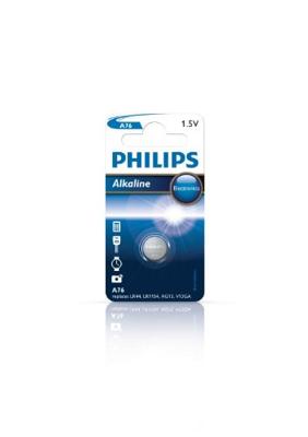 Philips Knoopcel LR44 1.5 V 1 stuk(s) Alkaline A76