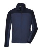 Killtec KOS 42 FLX Softshell Jas Heren Dark Blue/Dark Navy (Tonal Melange) S - thumbnail