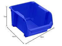 Stanley STST82737-1 Magazijnbakje no. 2 blauw - thumbnail