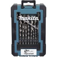 Makita D-78352 Metaal-spiraalboorset 1 mm, 1.5 mm, 2 mm, 2.5 mm, 3 mm, 3.5 mm, 4 mm, 4.5 mm, 5 mm, 5.5 mm, 6 mm, 6.5 mm, 7 mm, 8 mm, 8.5 mm, 9 mm, 9.5 mm, 10 - thumbnail