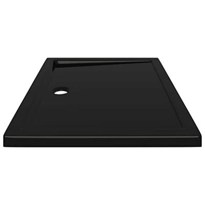 VidaXL Douchebak rechthoekig 80x100 cm abs zwart