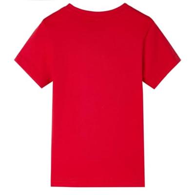 Kindershirt 116 rood
