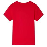 Kindershirt 116 rood - thumbnail