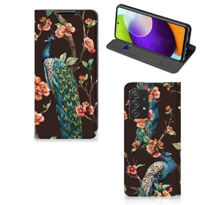 Samsung Galaxy A52 | Hoesje maken | Pauw met Bloemen Samsung Galaxy A52 | Hoesje maken | Pauw met Bloemen