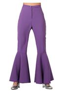 Hippie broek dames paars - thumbnail