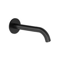 Wastafelkraan Uitloop Hotbath Cobber Rond 15 cm Mat Zwart - thumbnail