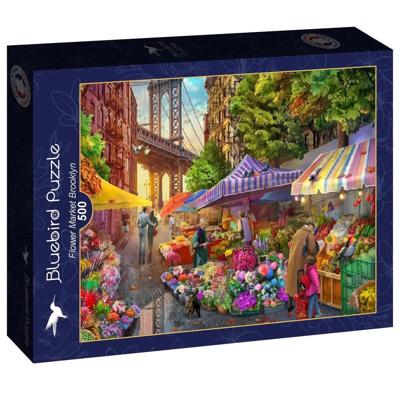 Flower Market Brooklyn Puzzel 500 stukjes