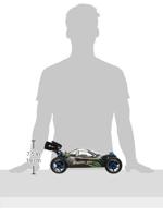 Amewi Booster Pro Brushless 1:10 RC auto Elektro Buggy 4WD RTR 2,4 GHz Incl. accu en lader - thumbnail